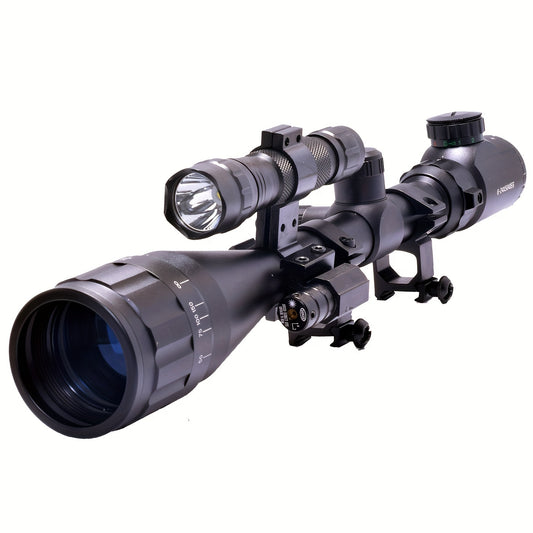 6-24x50 Optic Combo with Red Laser and Torch - Parry's Picks