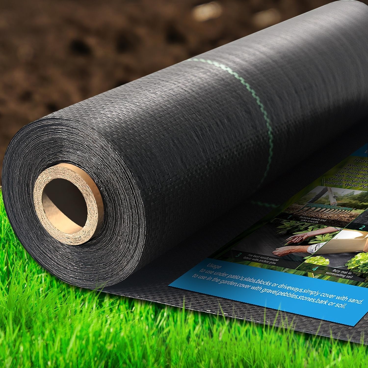 Heavy Duty Weed Barrier Fabric for Effective Garden Protection - Parry's Picks