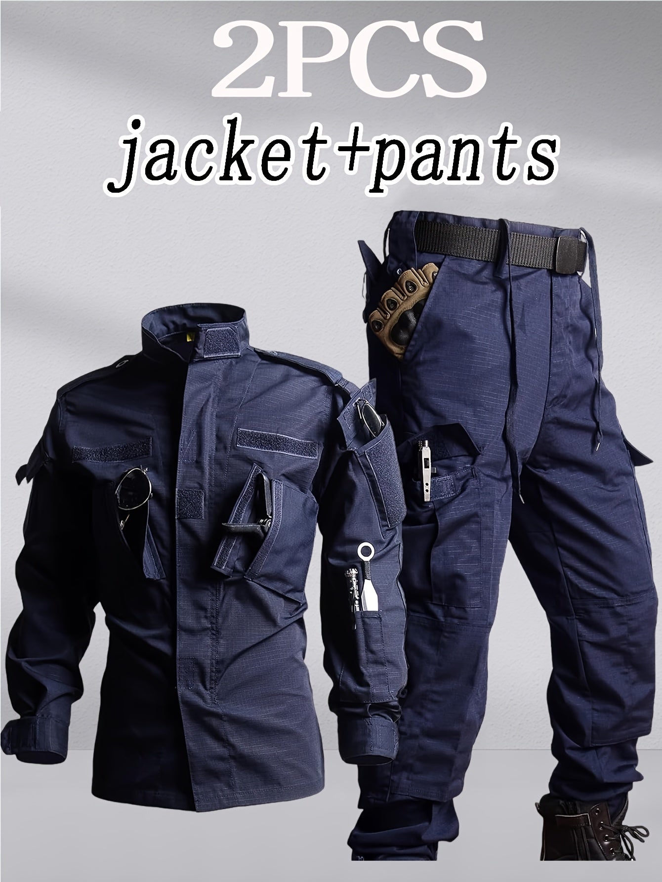 Hunger Equipment Men's Work Pants and Outdoor Jacket Set - Parry's Picks