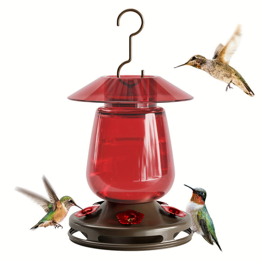 Hummingbird Feeder Glass Design with Flower Feeding Ports - Parry's Picks