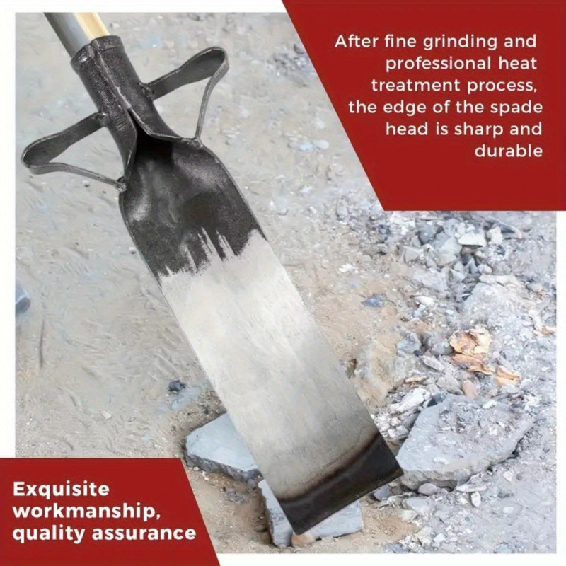 Upgraded Heavy Duty Metal Gardening Shovel for Professionals - Parry's Picks