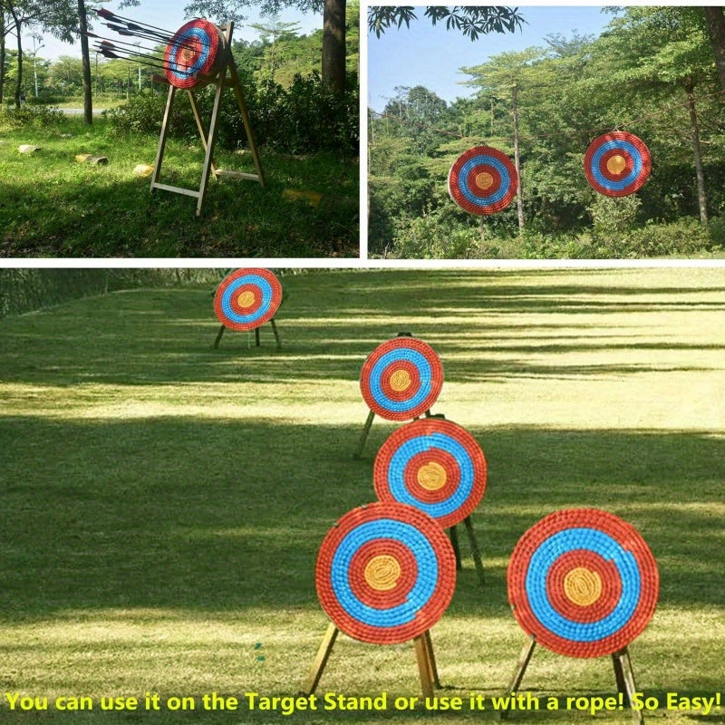 Handcrafted Solid Straw Archery Target for Outdoor Shooting Practice - Parry's Picks