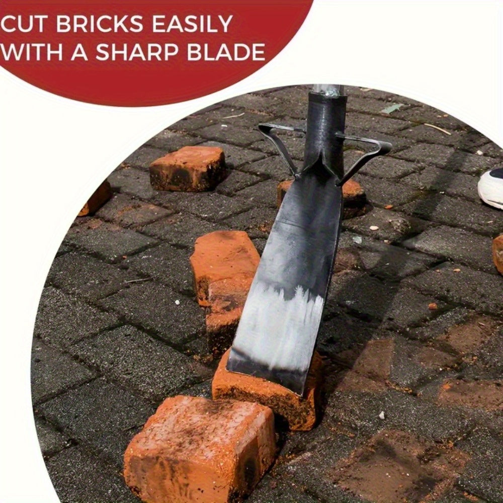 Heavy Duty Metal Gardening Shovel for Tough Soil and Weeding - Parry's Picks