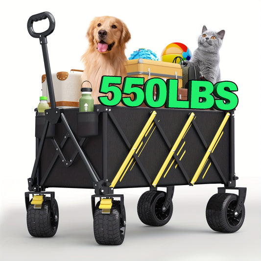 Heavy Duty Foldable Trolley for Pets and Outdoor Activities - Parry's Picks