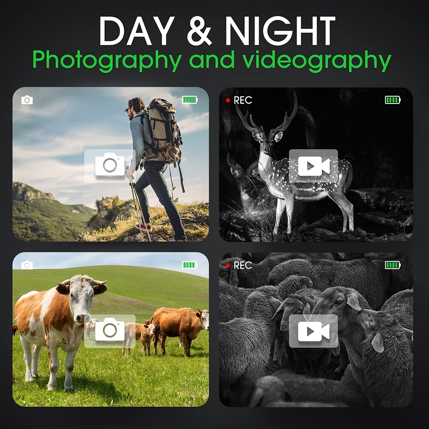 GM182416 Night Vision Monocular Digital Infrared Compact