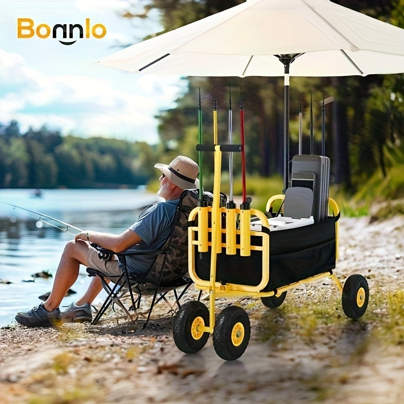 Bonnlo Portable Fishing Cart for All-Terrain Fishing Adventures - Parry's Picks