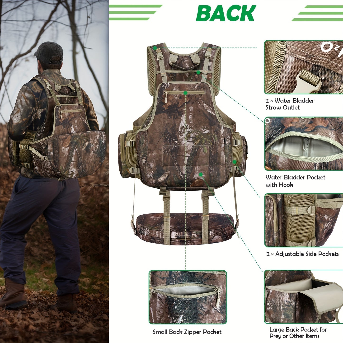 Turkey Hunting Backpack With Cushion For Outdoor Adventures - Parry's Picks