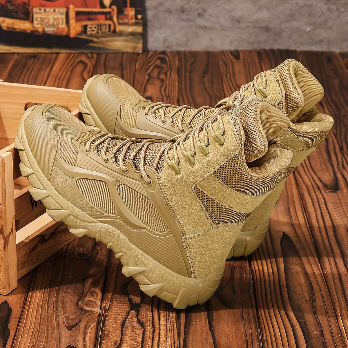 Men's High-Top Tactical Boots For Hiking Work Hunting All Season - Parry's Picks