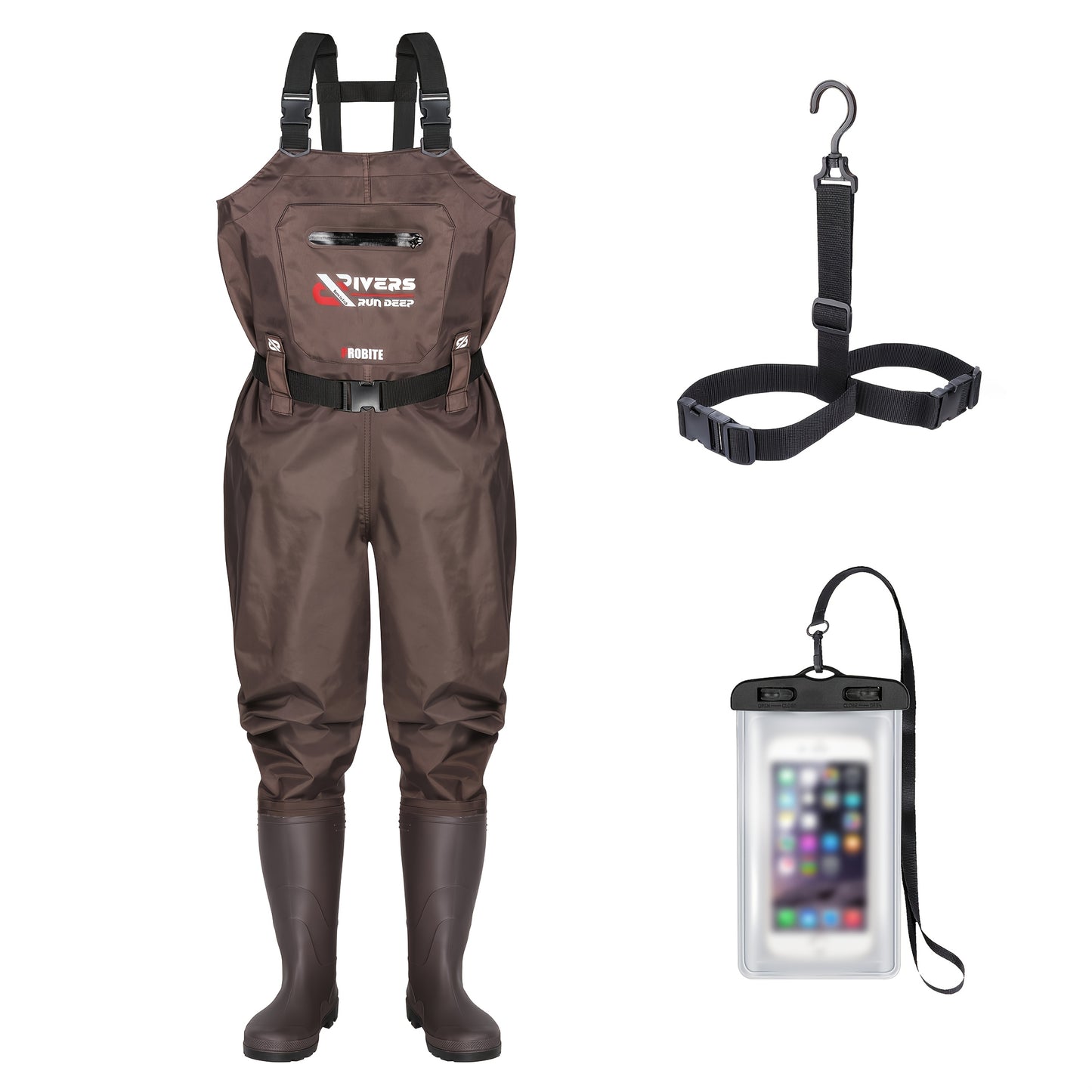 PROBITE Breathable Fishing Chest Waders With Boots For Anglers - Parry's Picks