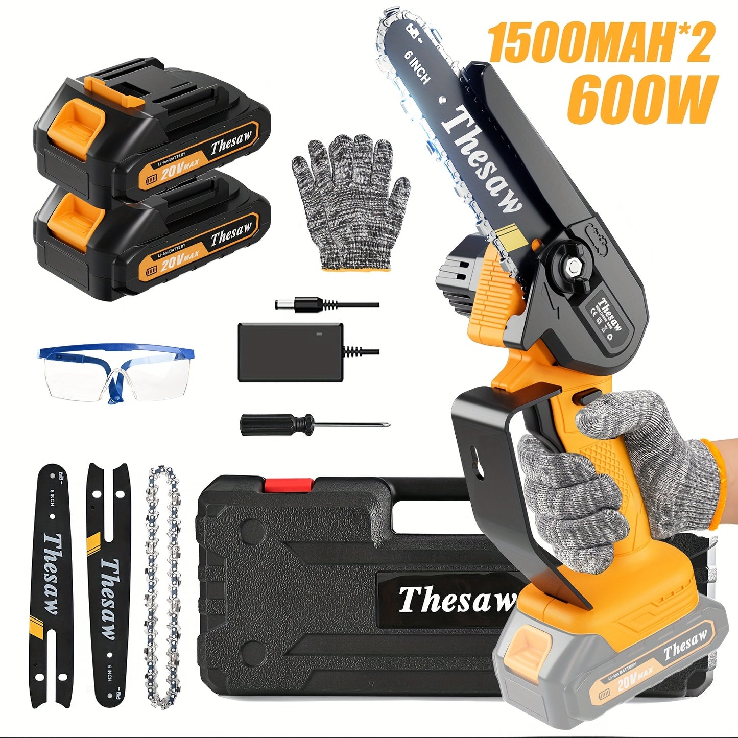 Cordless Mini Chainsaw For Effortless Wood Cutting And Pruning - Parry's Picks