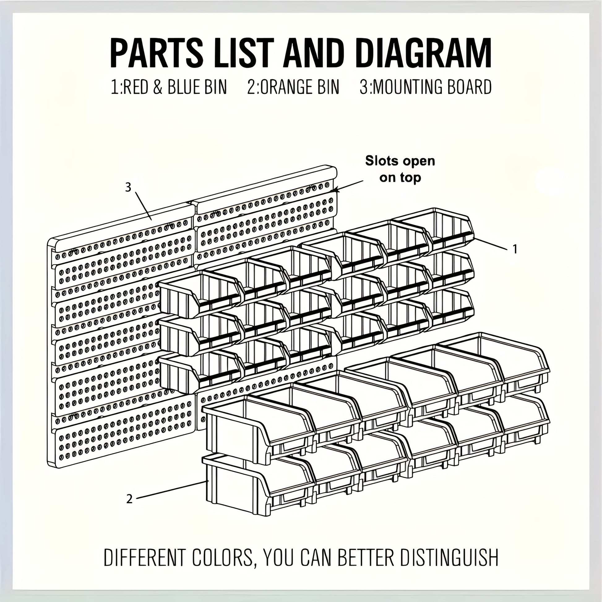 Wall-Mounted Storage Rack System for Tools and Hardware - Parry's Picks