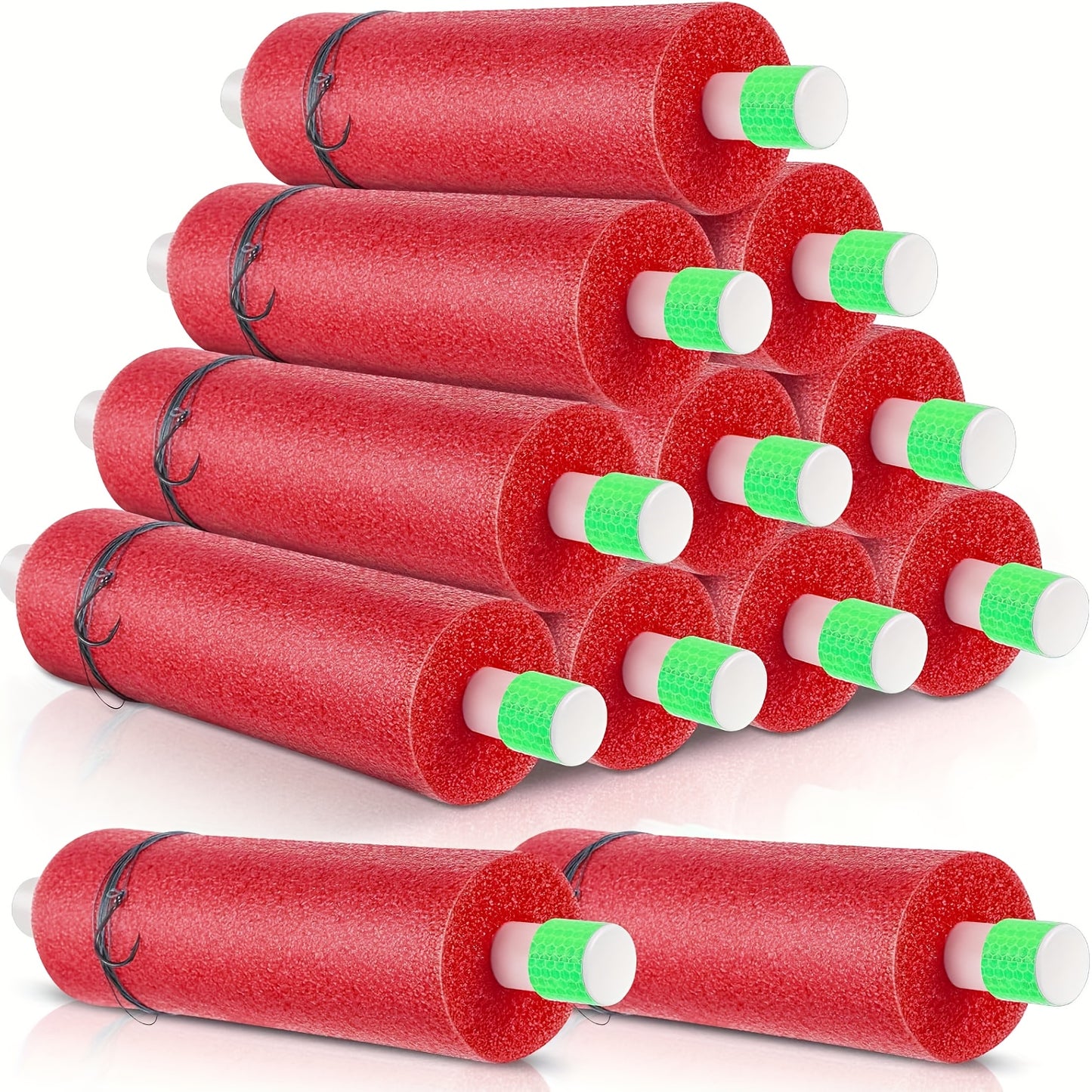 PATELAI 12-in-1 Catfish Rig System With Floats Noodle Jugs Heavy-Duty Tackle Set