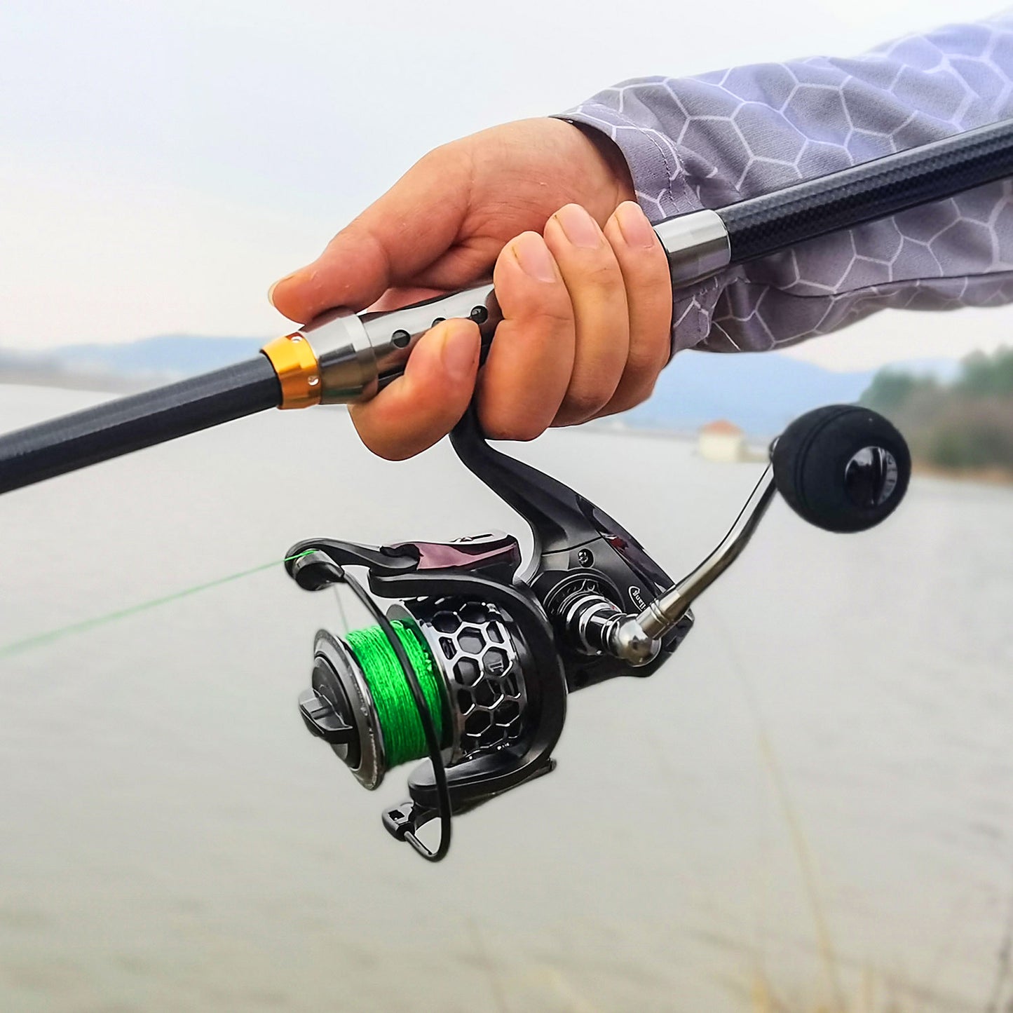 SOUGAYILANG Ultra Light Fishing Rod and Reel Combo Graphite