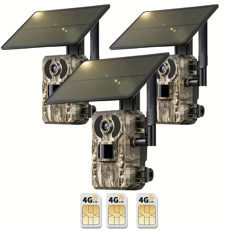 CXK Solar Cellular Trail Cameras With Live View Night Vision - Parry's Picks