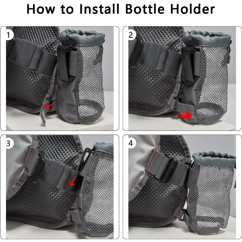 Fly Ves Heavy Duty Fly Fishing Vest With 18 Pocket System Hydration Compatible Adjustable Padded Back