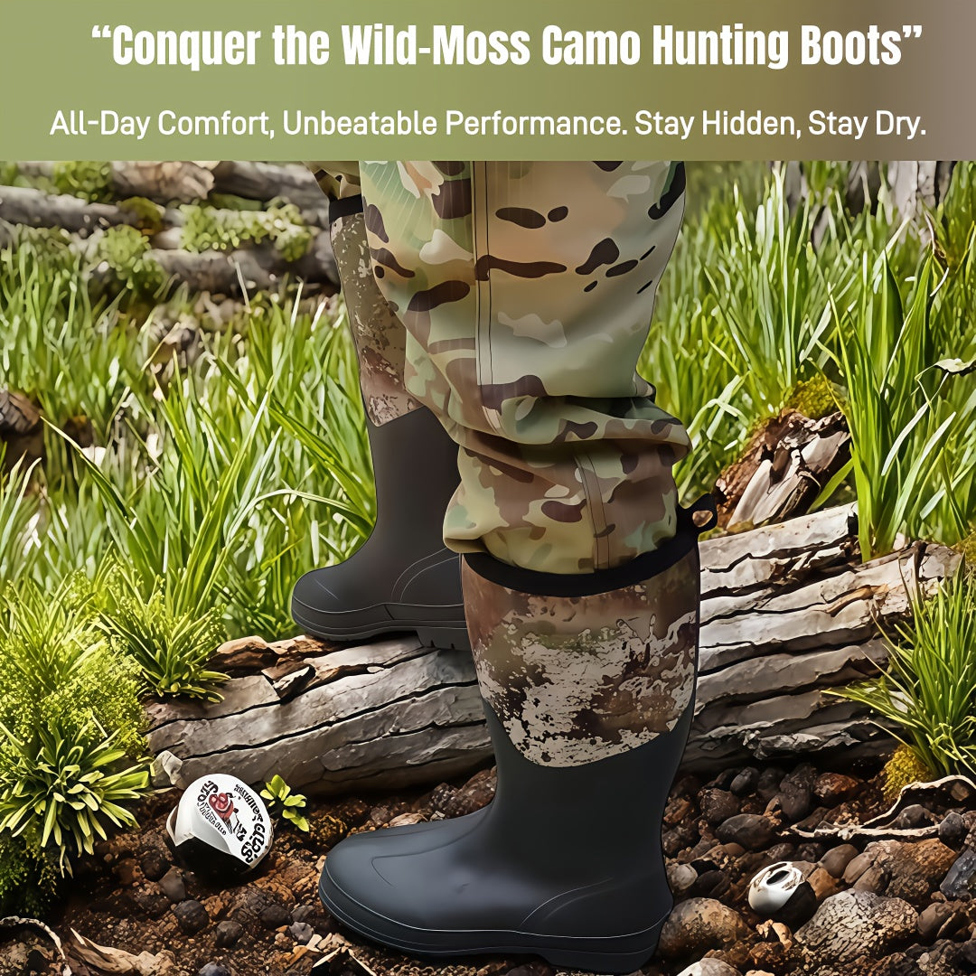 Men's Camo Hunting Boots All-Terrain Outdoor Breathable Anti-Slip - Parry's Picks