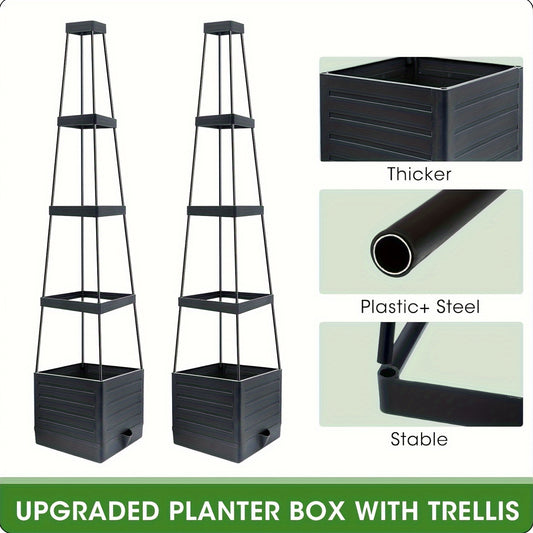 Tomato Planter with Trellis for Climbing Vegetables Gardens - Parry's Picks