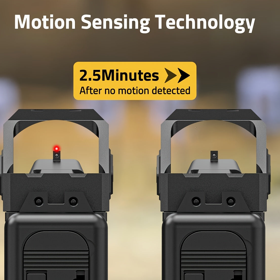WolfCloak Motion Awake 2MOA Red Green Dot Scope Sight - Parry's Picks