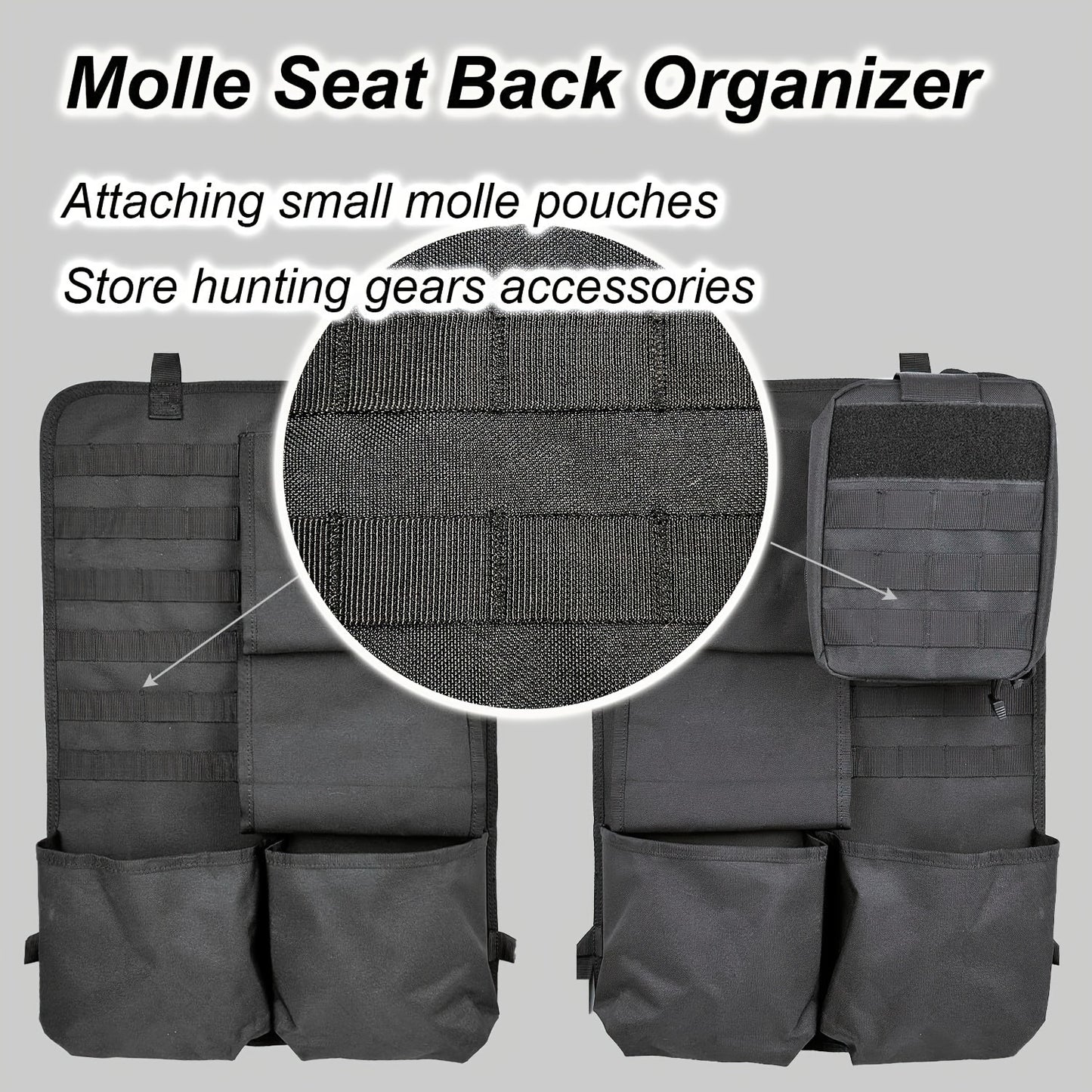 Automotive Gun Racks Vehicle Seat Back Organizer for Hunting - Parry's Picks