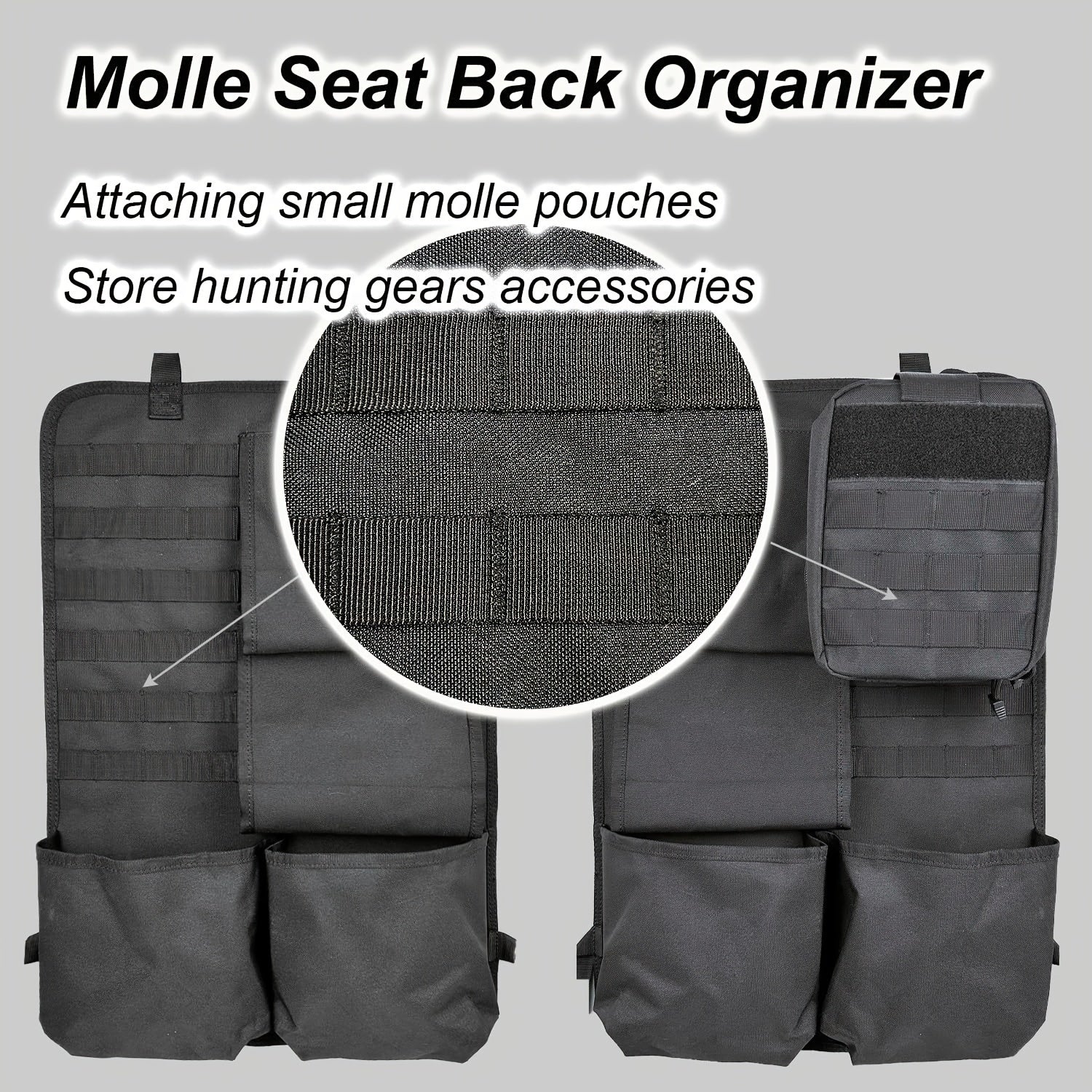 Automotive Gun Racks Vehicle Seat Back Organizer for Hunting - Parry's Picks