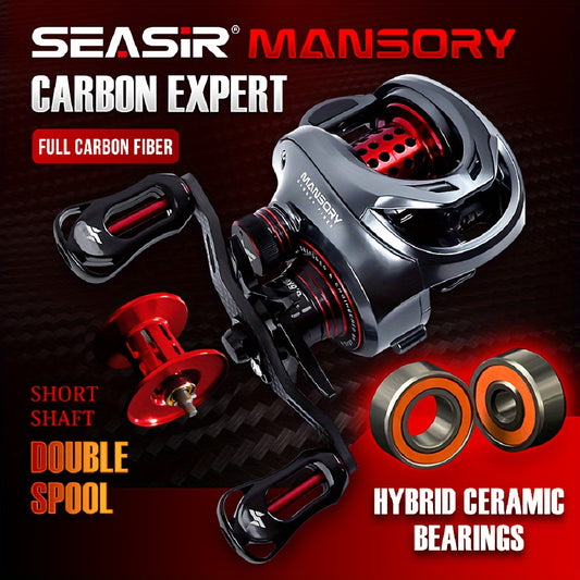 Seasir Ultra Light Carbon Fiber Baitcasting Fishing Reel - Parry's Picks