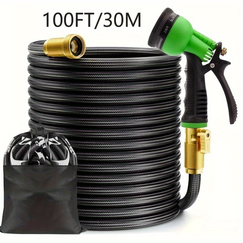 Heavy-Duty Garden Hose with High-Pressure Spray Nozzle - Parry's Picks