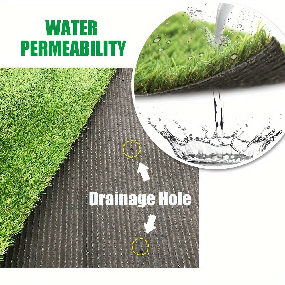 PETGROWD Artificial Grass Turf Realistic Outdoor Lawn Mat