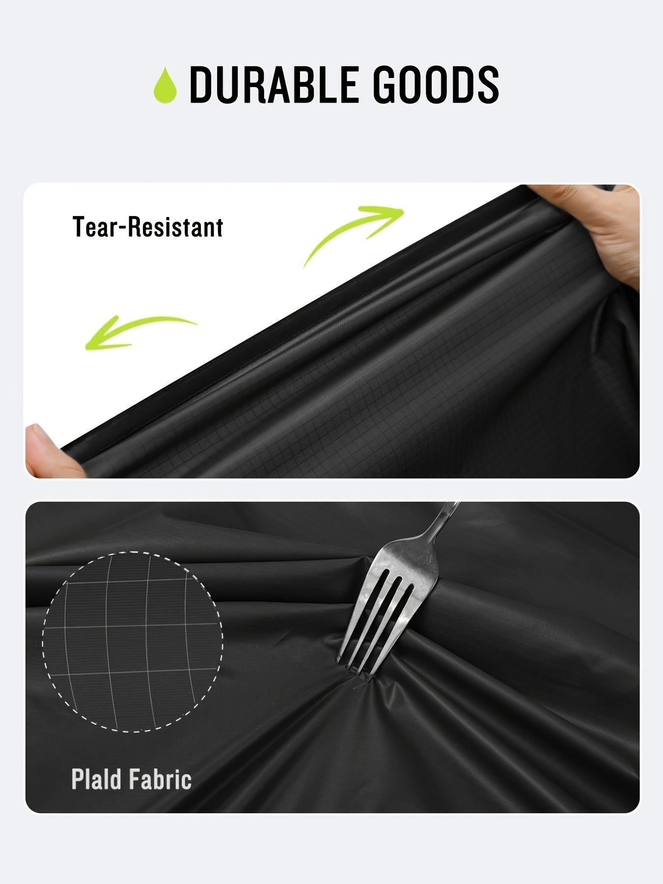 Waterproof Hooded Rain Poncho With Side Pockets For Outdoors