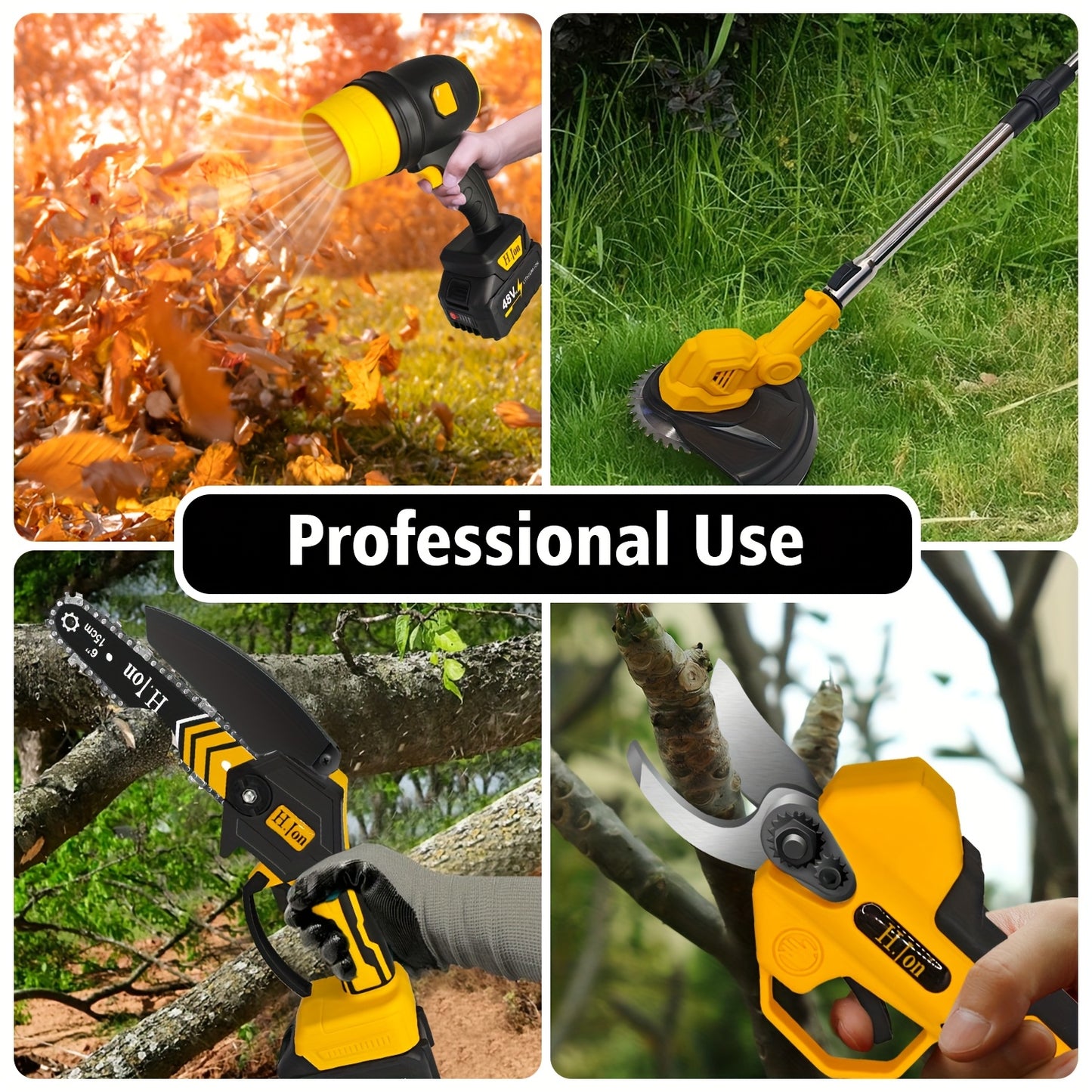 All In One Lithium Garden Tool Set With Batteries Included