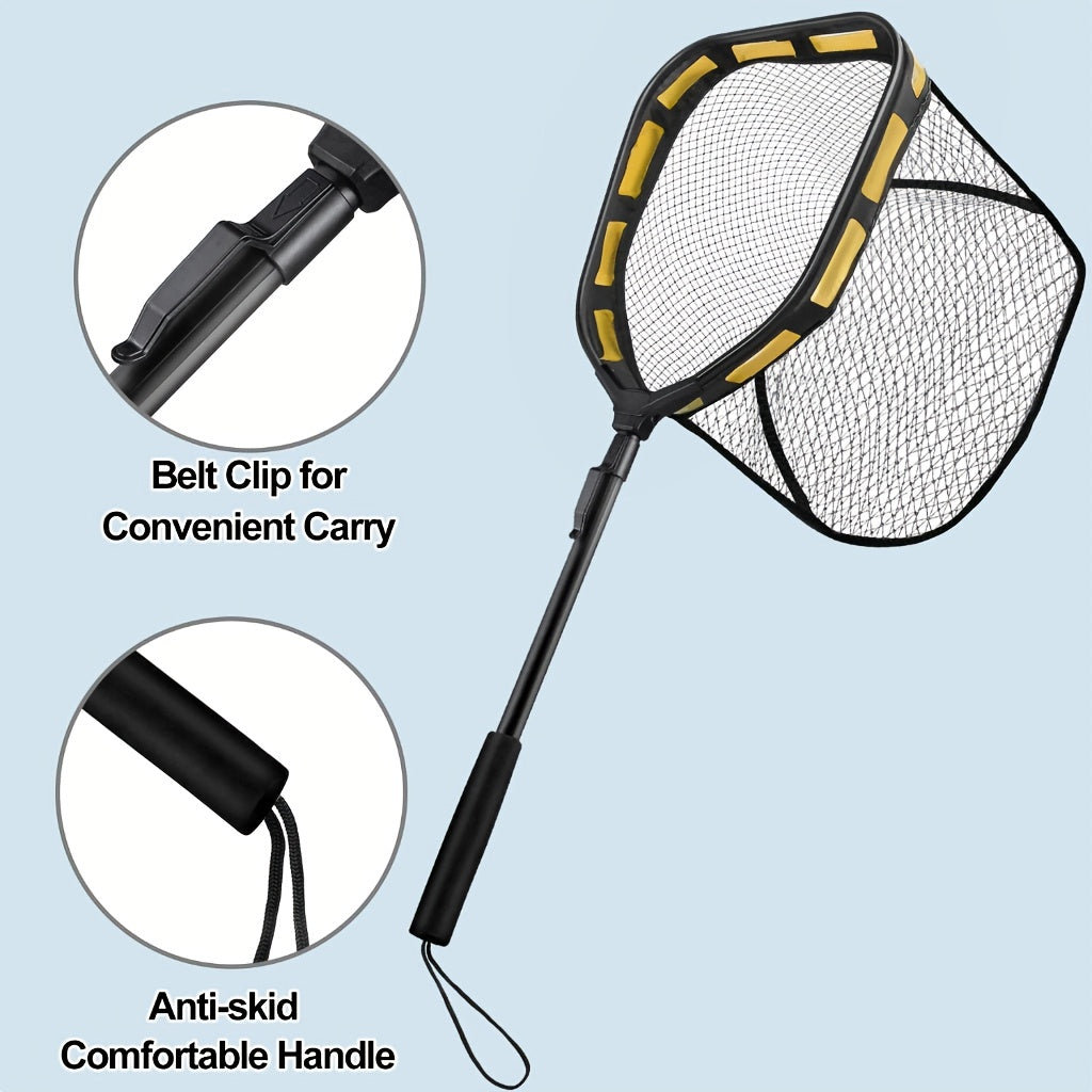 High Visibility Fishing Landing Net for Anglers and Gifts - Parry's Picks
