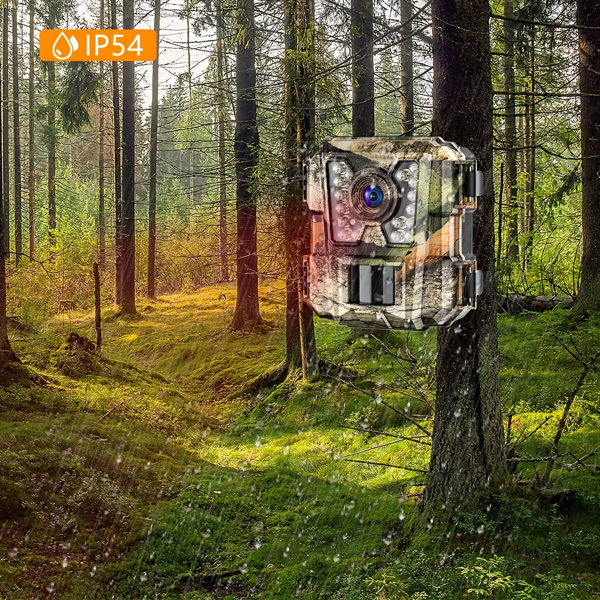 5pcs Mini Trail Camera, 24MP 1080P HD Game Hunting Camera Motion Activated with IR Night Vision Video Cam for Wildlife Scouting Hunting Deer Cam, Outdoor Monitoring & Observation, Battery-Powered, 3/5 Pack