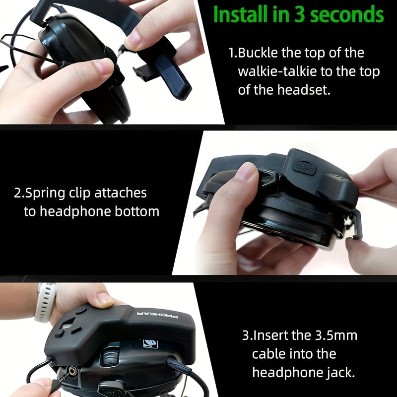 PROHEAR Tactical Earmuff for Outdoor Shooting and Hunting