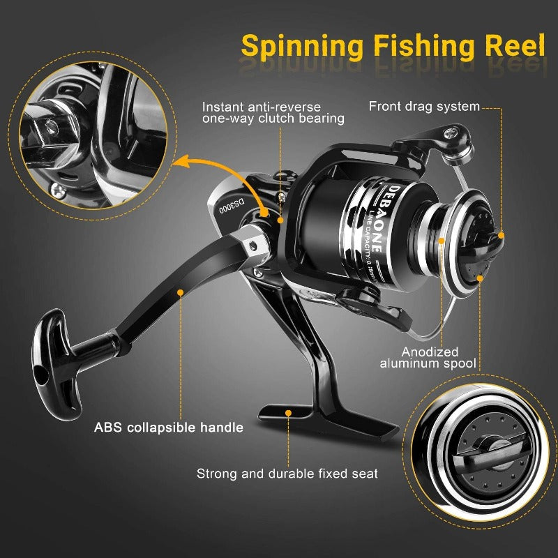 BlueFire Carbon Fiber Telescopic Rod and Reel Combo Kit - Parry's Picks