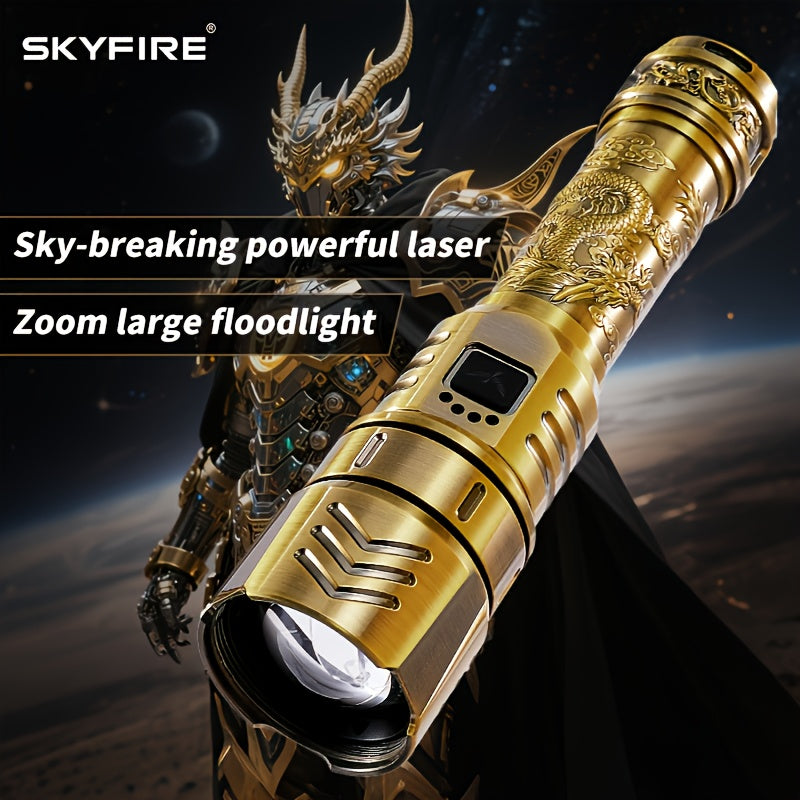 SKYFIRE LED High Brightness Flashlight Zoom Function