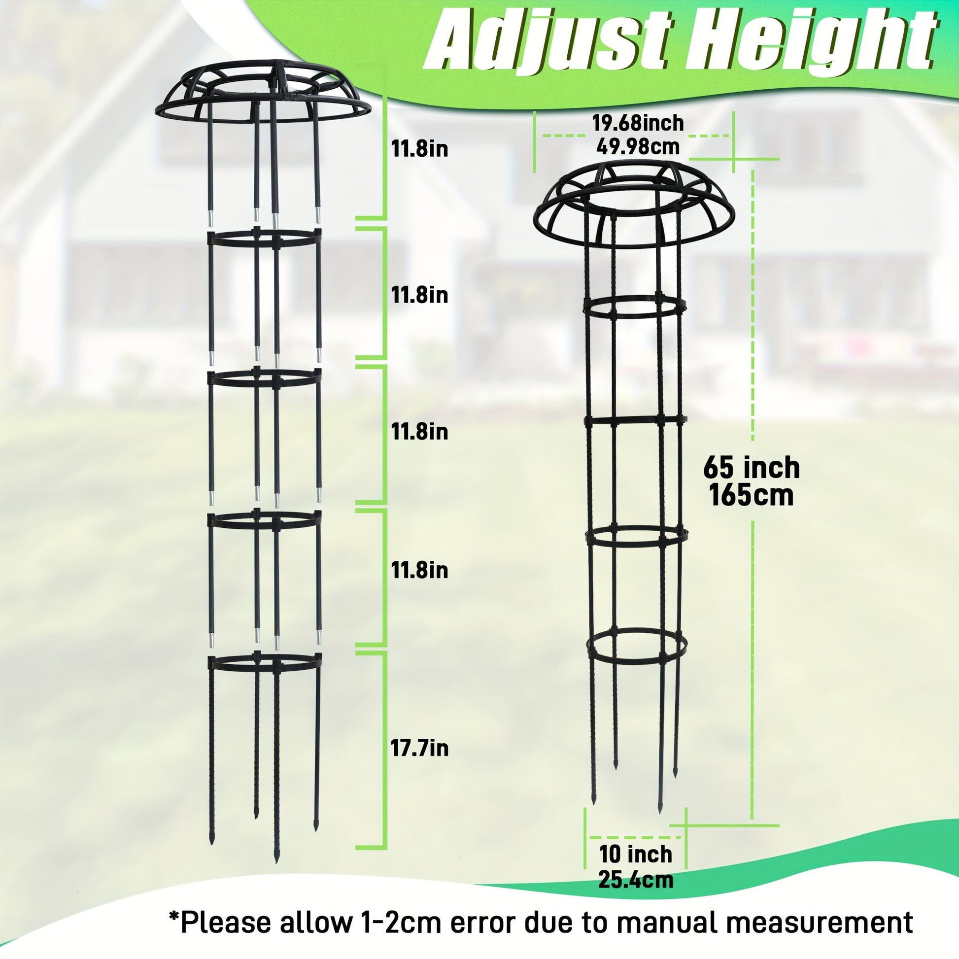 Mushroom Top Climbing Support Frame for Outdoor Vines and Flowers - Parry's Picks