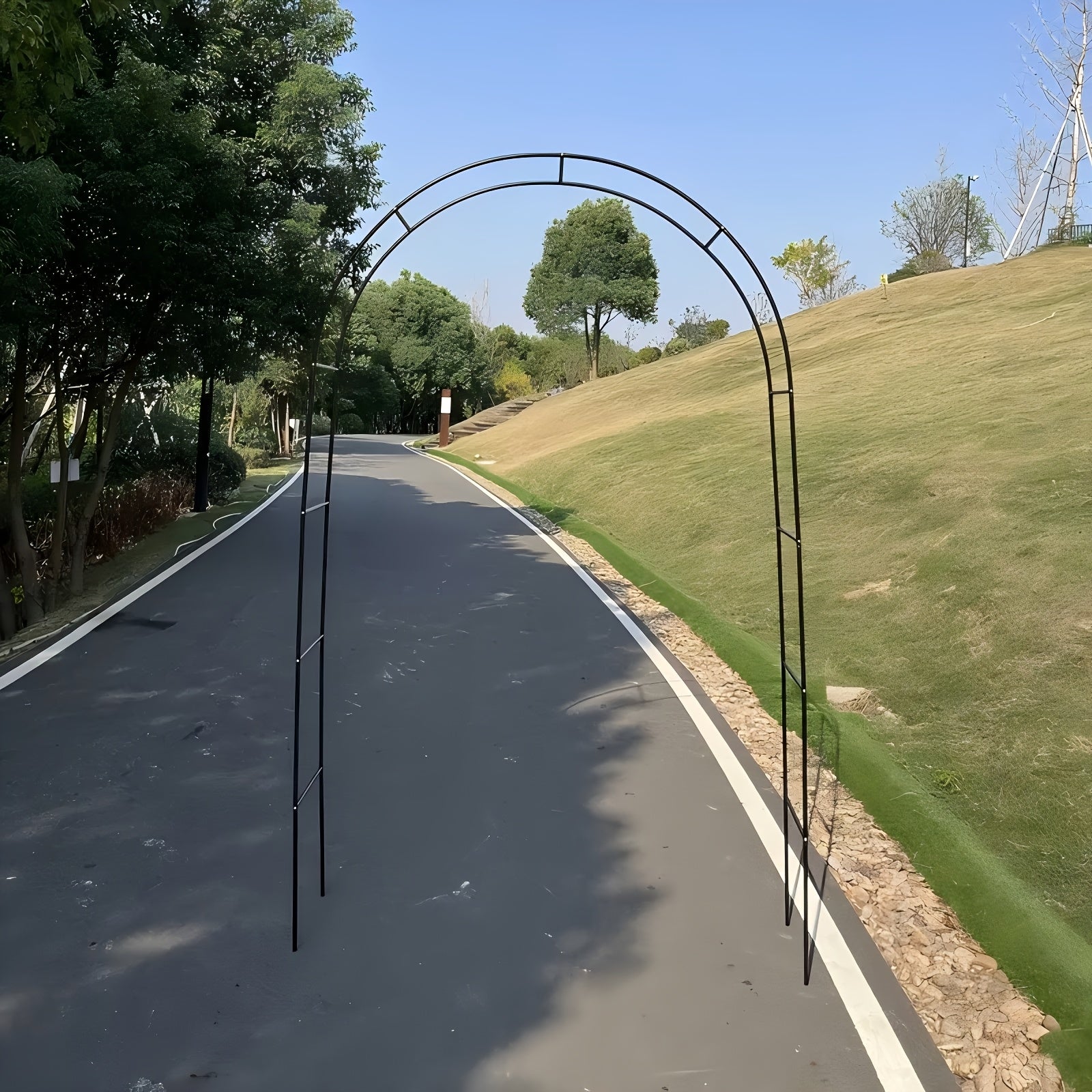 Metal Garden Pavilion Arch for Climbing Plants and Decor - Parry's Picks