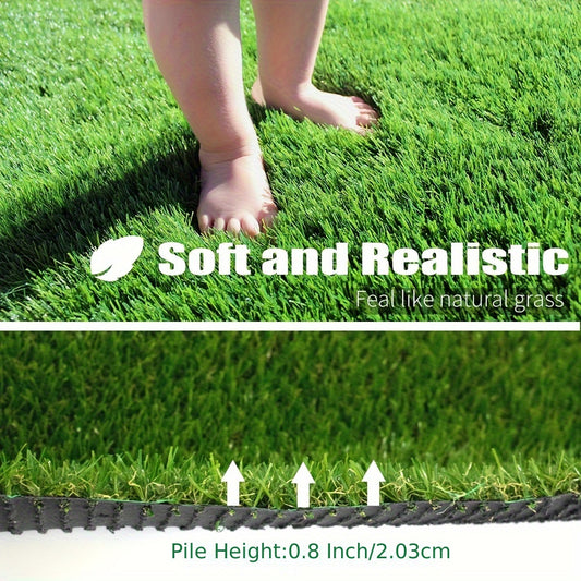 PETGROWD Artificial Grass Turf Realistic Outdoor Lawn Mat