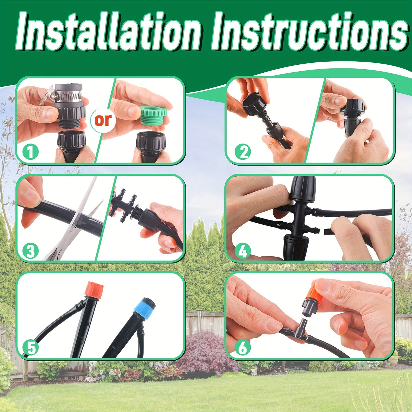 Automatic Drip Irrigation Kit for Effortless Plant Watering - Parry's Picks