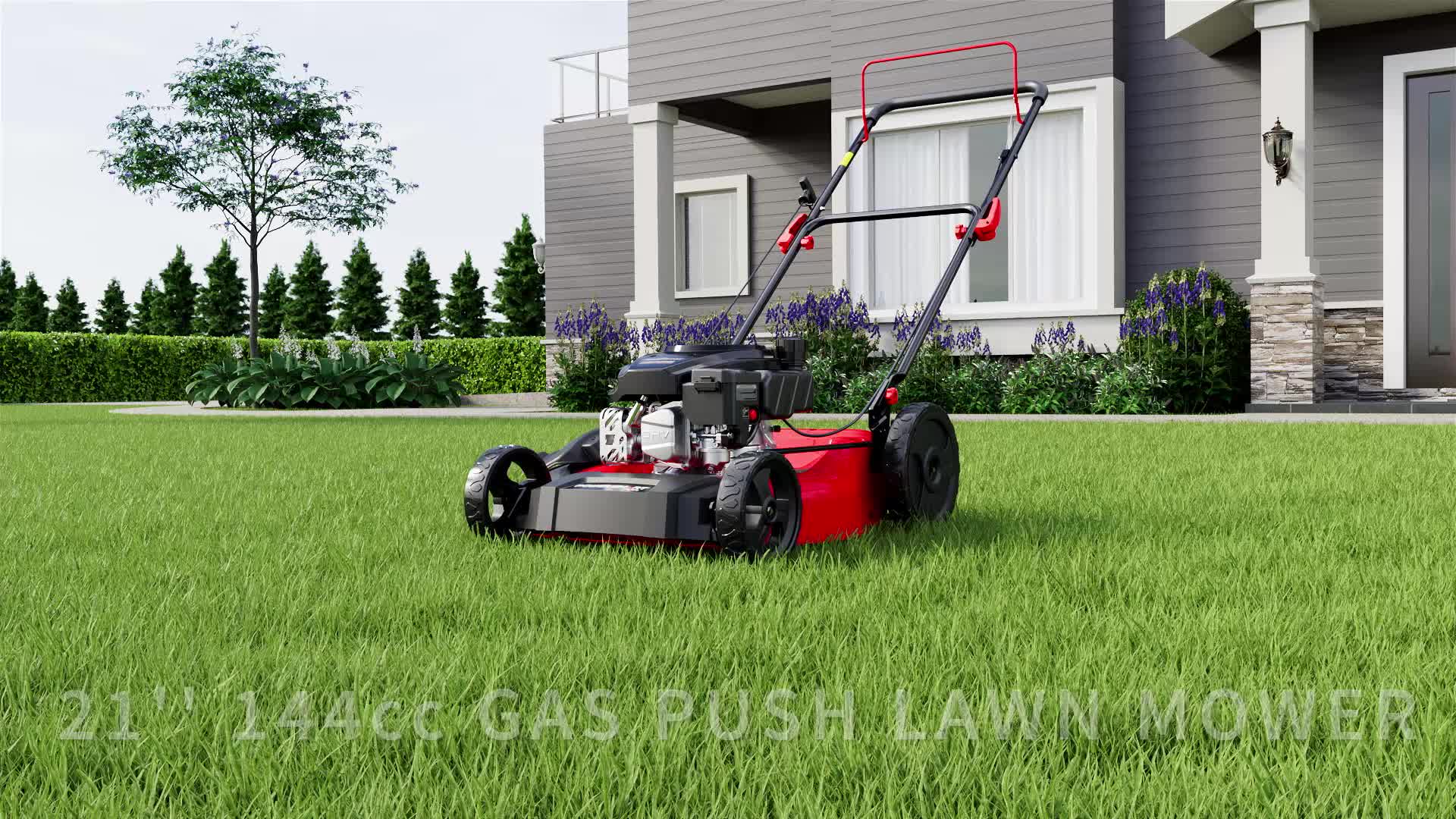 PowerSmart Gas Engine Lawn Mower for Effortless Yard Care - Parry's Picks
