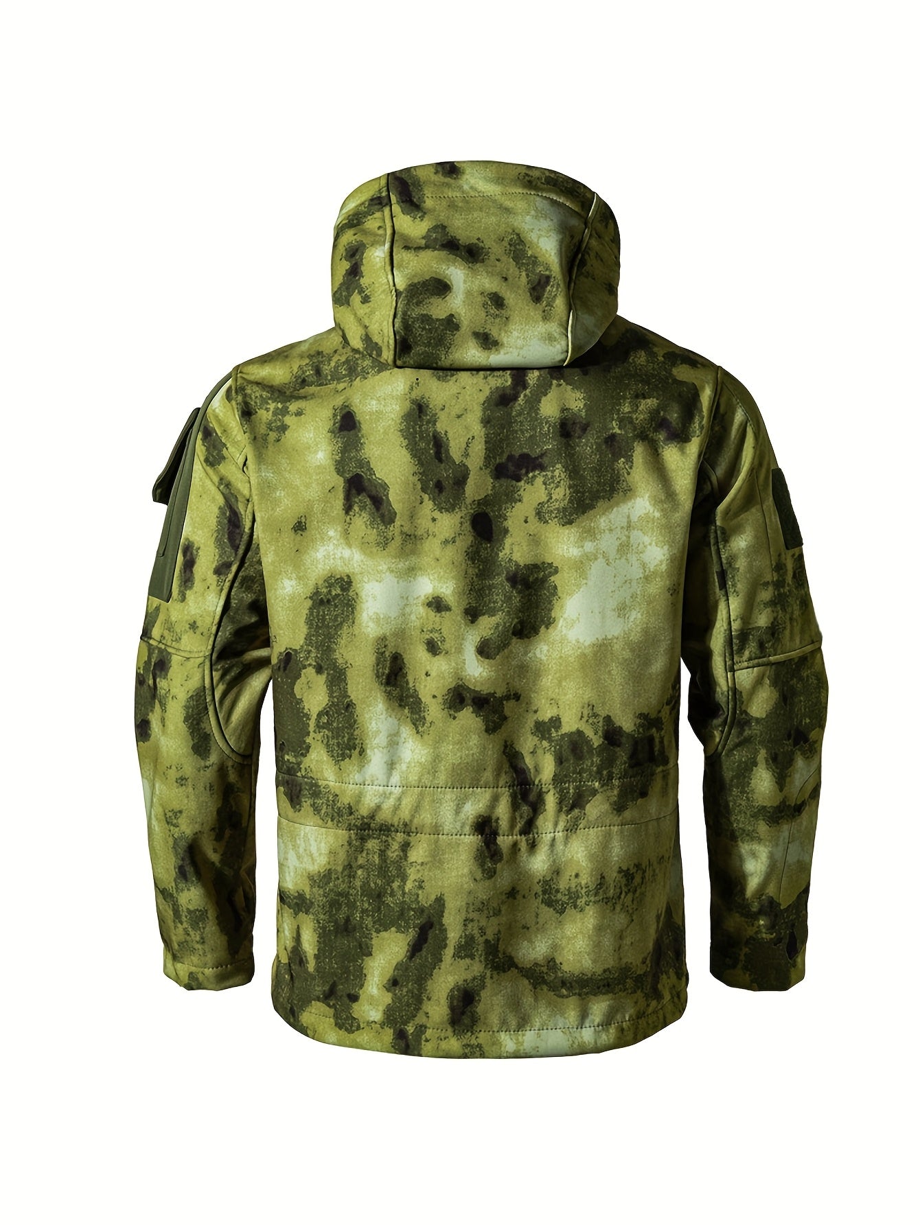 Soft Shell Outdoor Plush Jacket Set With Multiple Pockets Camouflage - Parry's Picks
