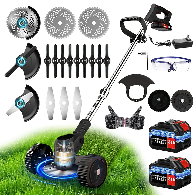 Cordless Gardening Tools Lawn Mower Weed Trimmer For Courtyards
