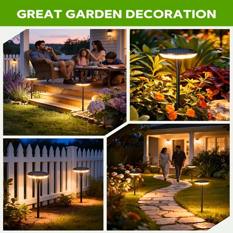 Solar Powered Pathway Lights Outdoor Garden Swaying Light IP65 Waterproof
