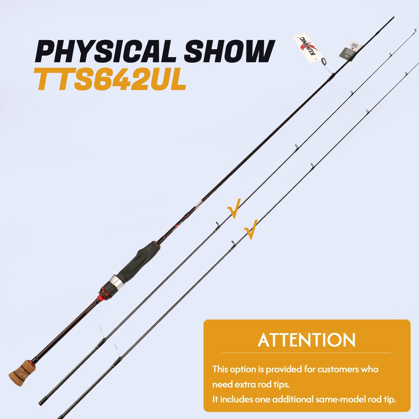 Kuying Carbon Lure Rod For Casting And Spinning Fishing
