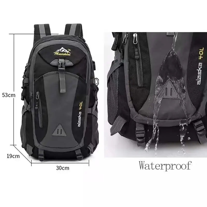 Anti Theft Mountaineering Waterproof Backpack For Outdoor Travel And Hiking