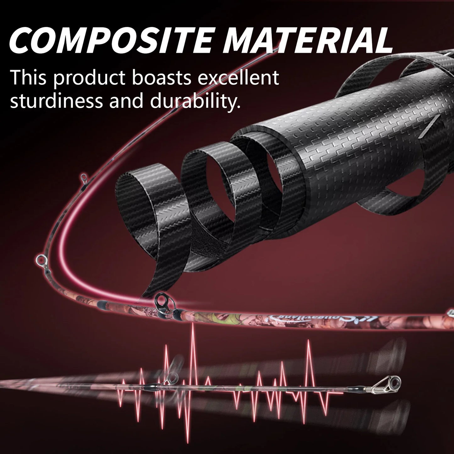 Sougayilang Baitcasting Rod and Reel Combo Set for Bass
