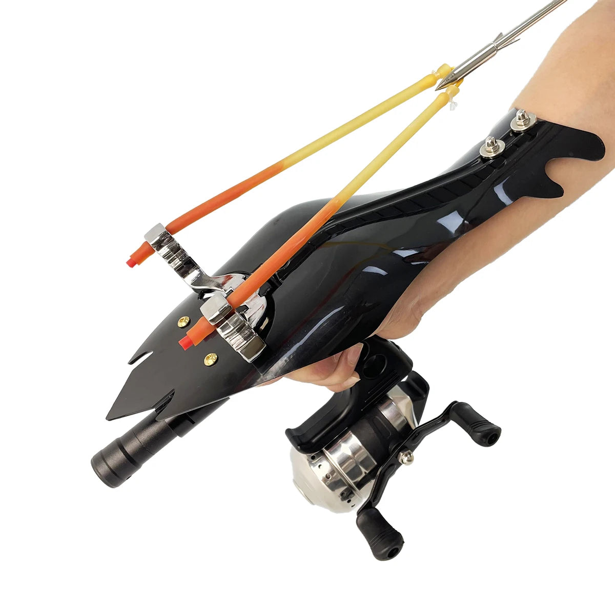 Outdoor Slingshot Set With Fishing Wheel For Jungle Hunting