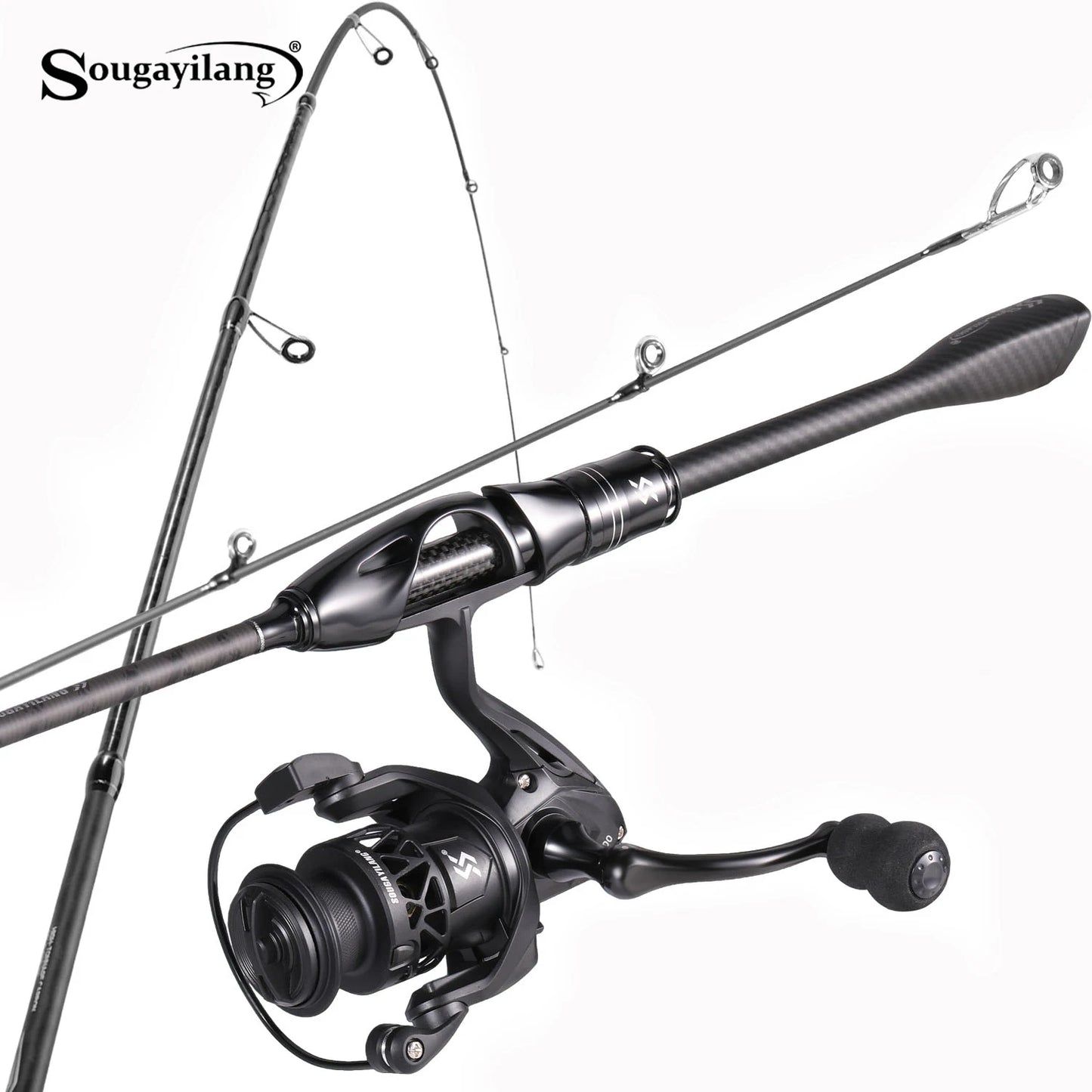 Sougayilang Fishing Rod And Reel Combo Kit With Line
