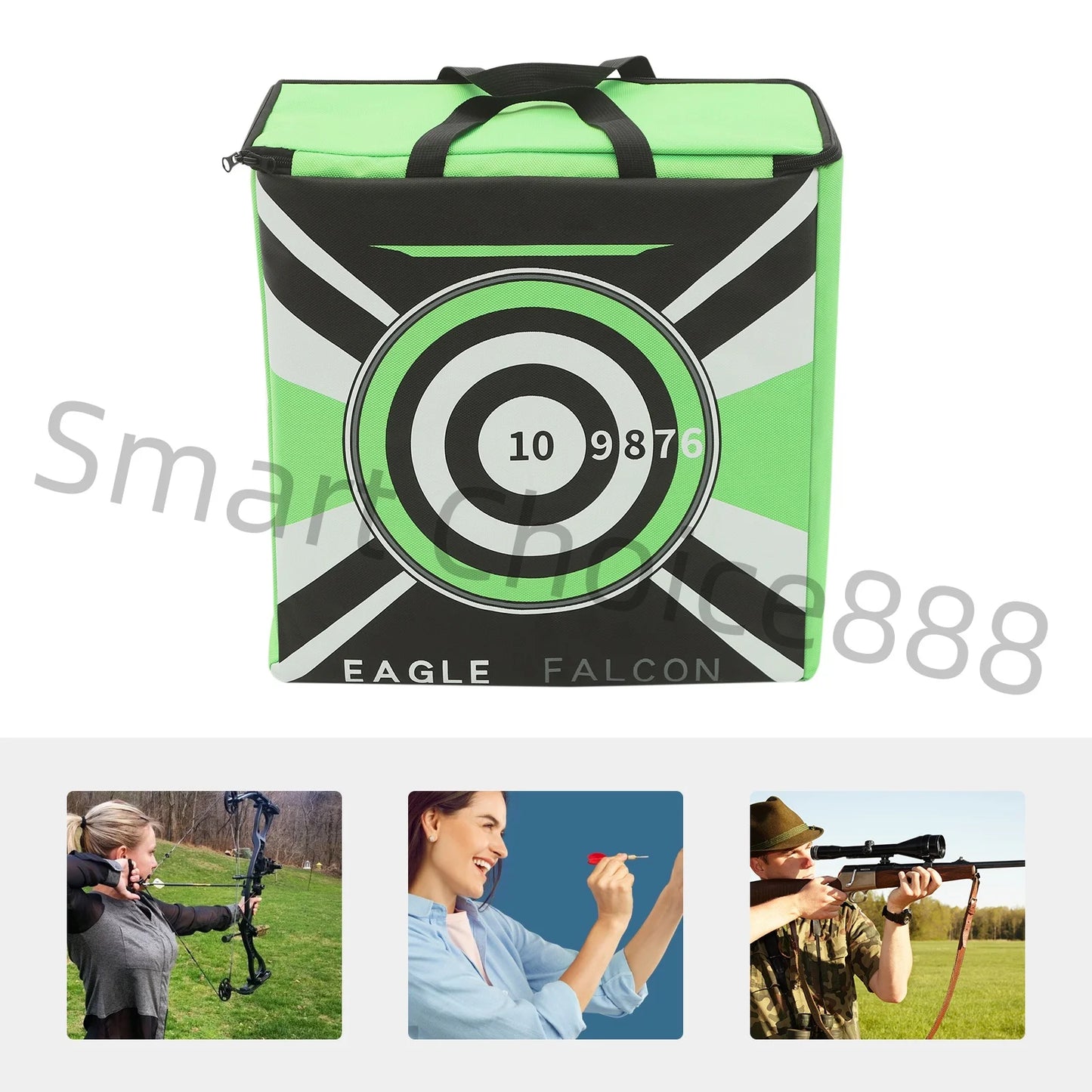 Portable Archery Target Bag Water Resistant Refillable Carrying Handle