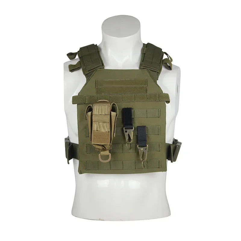 Military Tactical Plate Carrier Vest MOLLE For Airsoft Training