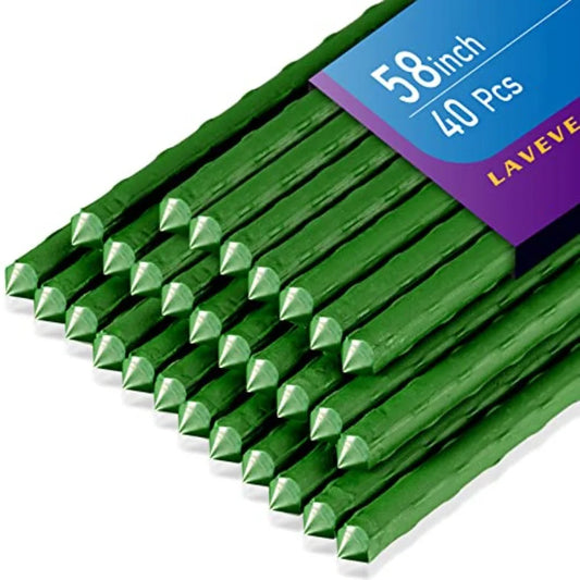 Heavy Duty Plastic Coated Steel Tomato Stake Pack 40 - Parry's Picks